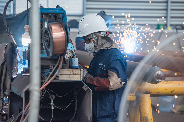 华蓥网架焊接车间